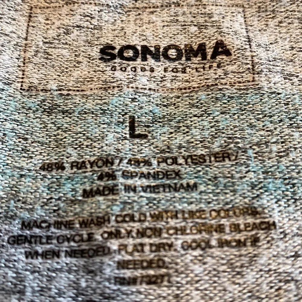 Sonoma Women’s Popover Light Sweater Size Large - Picture 6 of 8